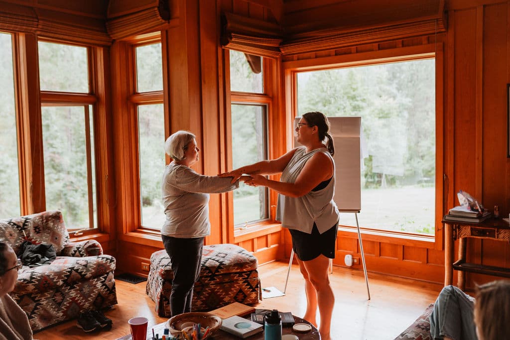 Retreat moment